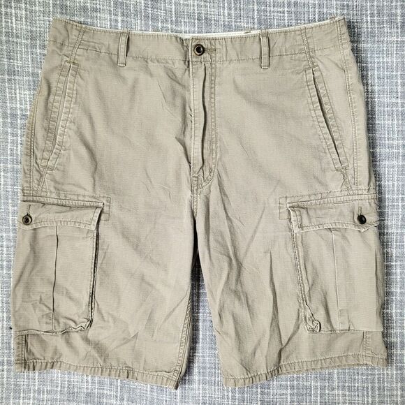 Levi's Ripstop Cargo Shorts Relaxed Fit Khaki Tan Men's 36 SEE DESC - Picture 9 of 9